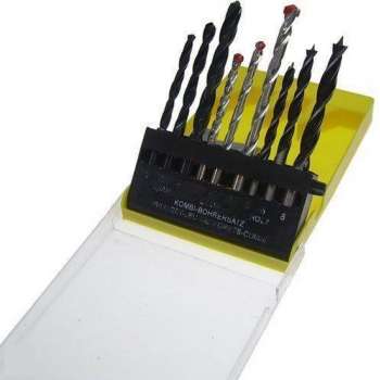 Boorset - Boorassortiment - Boren - Boor - Houtboor - Steenboor - Staalboor - 9 Delig