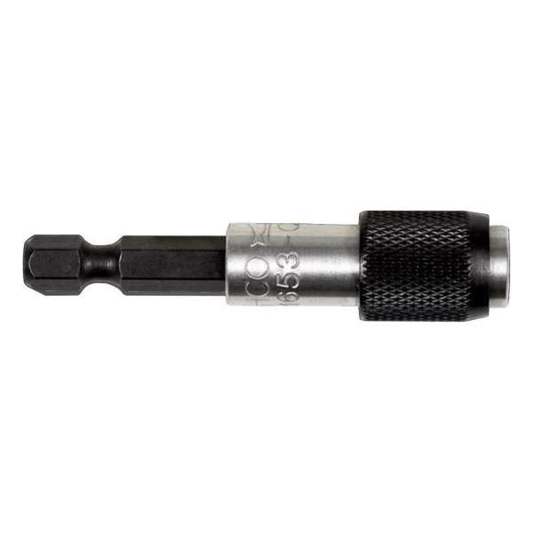BAHCO type KM653-QR 14mm bithouder met permanente magneet en snelontspanner BAHCO type KM653-QR 14mm bithouder met permanente magneet en snelontspanner