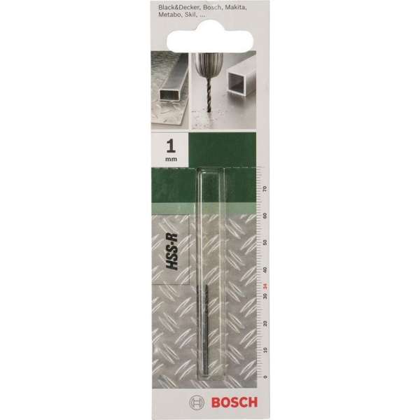 Bosch - Metaalboren HSS-R, DIN 338 1,0 x 12 x 34 mm Bosch - Metaalboren HSS-R, DIN 338 1,0 x 12 x 34 mm