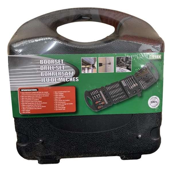 Set van 118 stuks boren en accessoires Set van 118 stuks boren en accessoires