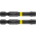 GRAPHITE Bit IMPACT TX 40 x 50 mm, S2 Staal Full Fit Kop, 2 stuks