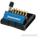 Silverline 7-delige diamant schroevendraaier bit houder set