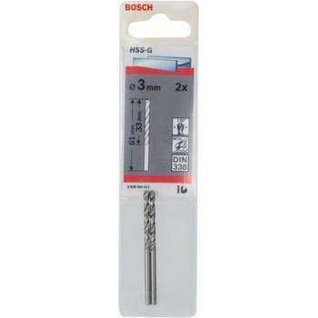 Bosch Metaalboor HSS-G diameter 3mm blister van 2 boren