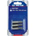 King Tony-SchroefbittenTORX® 1/4" T20, T25, T30 x25mm