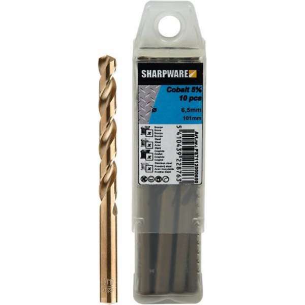 HSS Cobalt boor 5,5mm (10 stuks) (5% cobalt legering) HSS Cobalt boor 5,5mm (10 stuks) (5% cobalt legering)