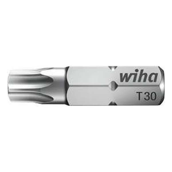 Wiha Sb-Bit 7015 Z Torx-Bit T 30 Chroom-Vanadium Staal Gehard C 6.3 2 Stuks Wiha Sb-Bit 7015 Z Torx-Bit T 30 Chroom-Vanadium Staal Gehard C 6.3 2 Stuks