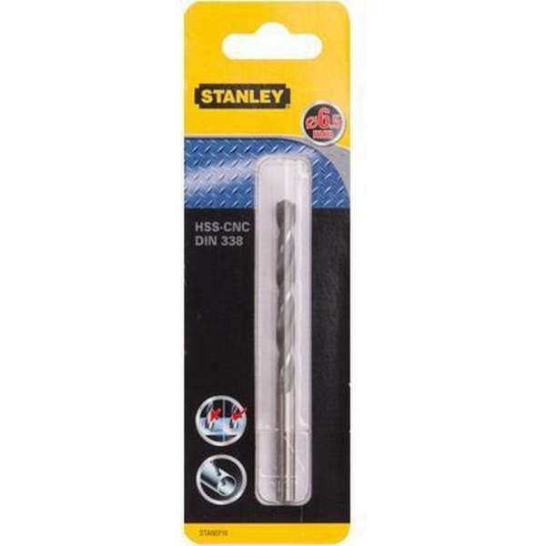Stanley metaalboor 6,5 mm HSS-CNC STA50716 Stanley metaalboor 6,5 mm HSS-CNC STA50716