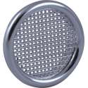Nedco Kunststoffen BV Ventilatierooster kunststof met kraag dia 56mm chroom