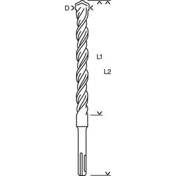 Bosch - Hamerboren SDS-plus-5 10 x 550 x 615 mm Bosch - Hamerboren SDS-plus-5 10 x 550 x 615 mm