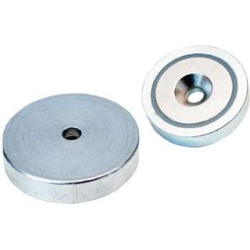 NdFeB-magn. plaatgrijper m.boor 20 x 6,0 mm FORMAT