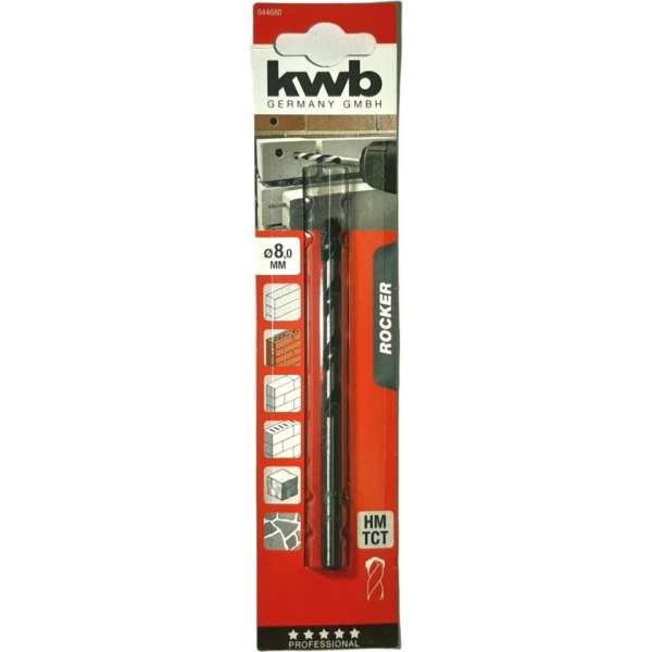 KWB Rocker Betonboor op Kaart - 8 mm KWB Rocker Betonboor op Kaart - 8 mm