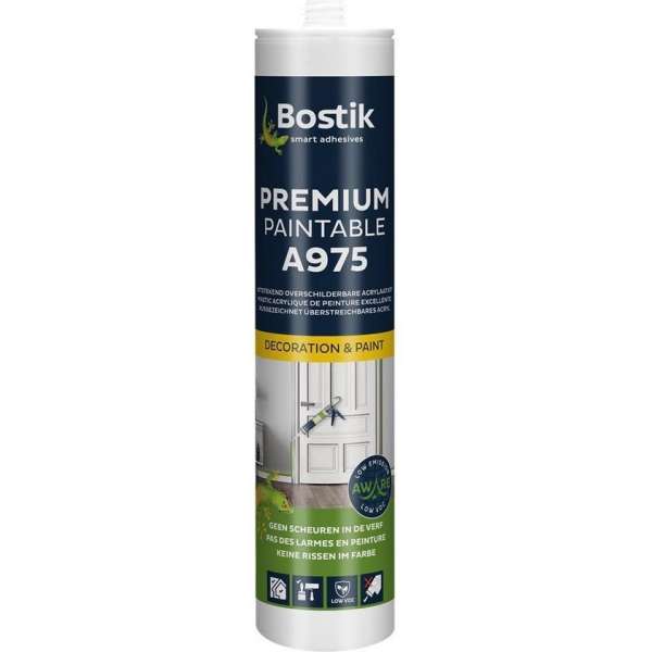 Bostik Premium Aware acrylaatkit A975 wit (310ml) Bostik Premium Aware acrylaatkit A975 wit (310ml)