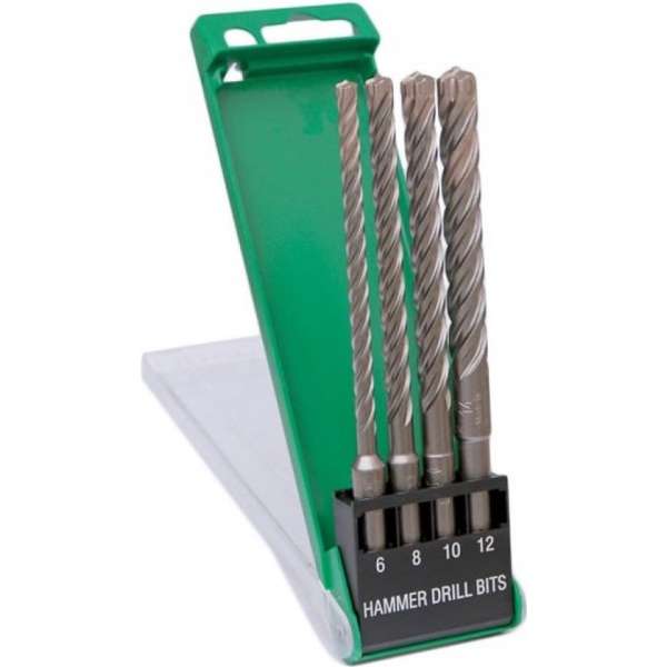 HiKOKI 783390 SDS-Plus 4 Delige Hamerboren set in cassette - 6 / 8 /10 / 12mm HiKOKI 783390 SDS-Plus 4 Delige Hamerboren set in cassette - 6 / 8 /10 / 12mm