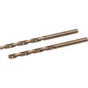 Silverline Metaalboor HSS-E - Cobalt - DIN388 - 3,5 mm - 2 Stuks