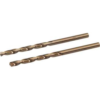 Silverline Metaalboor HSS-E - Cobalt - DIN388 - 3,5 mm - 2 Stuks
