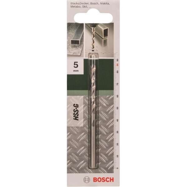 Bosch - Metaalboren HSS-G, DIN 338 5,0 x 52 x 86 mm Bosch - Metaalboren HSS-G, DIN 338 5,0 x 52 x 86 mm