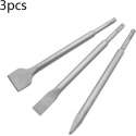 SDS-plus 3 delige beitelset - Beitelset SDS-plus - Boorhamerbeitels - Beitel - Platte beitel - Puntbeitel - Vlakbeitel - 250 mm