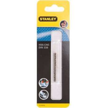 Stanley metaalboor 2 mm HSS-CNC STA50752 (2 stuks)