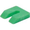 Uitvulplaatje 50x50x10mm kunststof groen (80st)