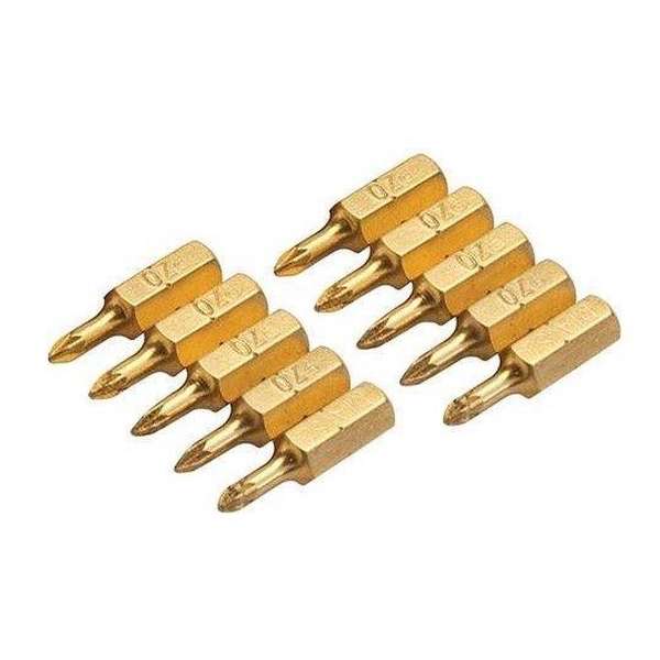 Silverline PZD diamant schroevendraaier bits 10 pk Silverline PZD diamant schroevendraaier bits 10 pk