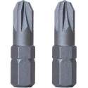 Wovar Pozidrive Bits PZ-3 25 mm - 2 Stuks