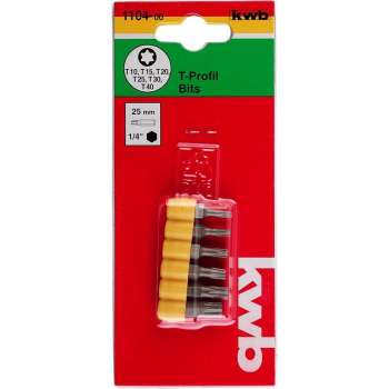 KWB Economy Bitset Torx - 6-delig