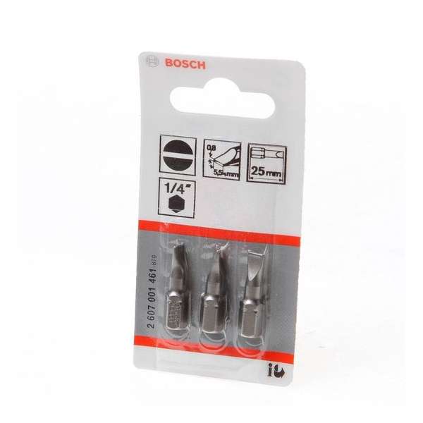 Bosch - Bit extra-hard S 0,8x5,5, 25 mm Bosch - Bit extra-hard S 0,8x5,5, 25 mm