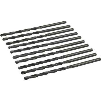 Silverline Lange Metaalboor Rolgewalst HSS-R - 5,5 x 139 mm - 10 stuks