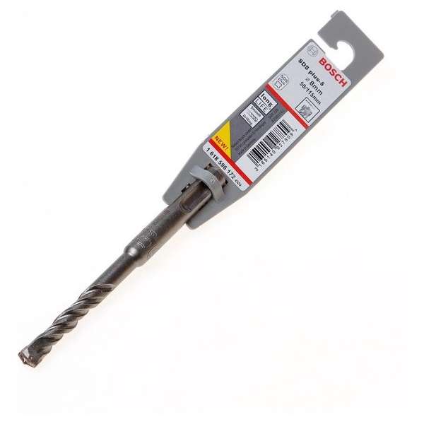 Bosch Betonboor SDS plus-5 diameter 8 x 50/110mm (Prijs per 2 stuks) Bosch Betonboor SDS plus-5 diameter 8 x 50/110mm (Prijs per 2 stuks)
