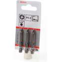 Bosch Bitskaart pz2 49mm blister van 3 bits