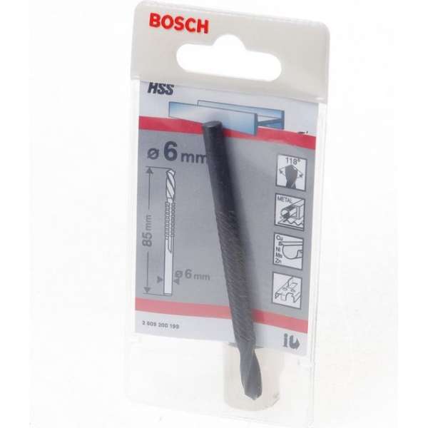 Bosch - Speedboren HSS 6 x 85 mm, d 6 mm Bosch - Speedboren HSS 6 x 85 mm, d 6 mm