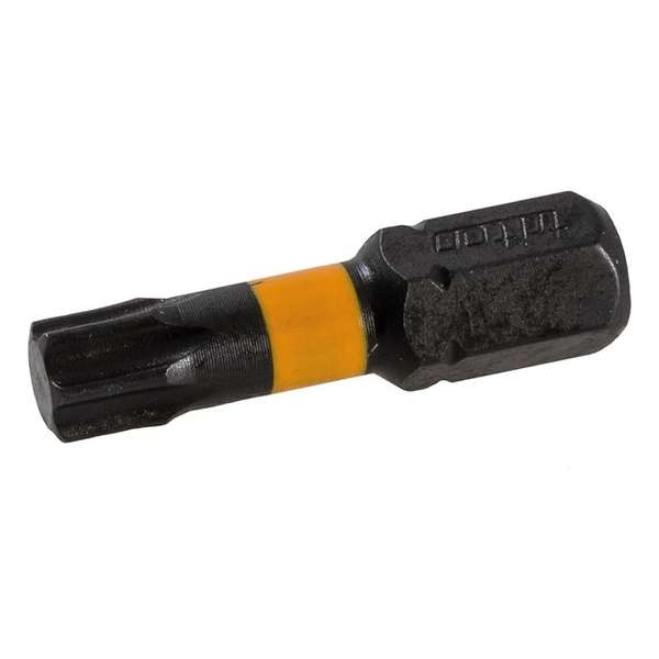 Torx T30 impact schroefbit, 25 pk. 25 mm Torx T30 impact schroefbit, 25 pk. 25 mm