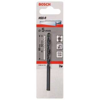 Bosch - Metaalboren HSS-R, DIN 338 5 x 52 x 86 mm