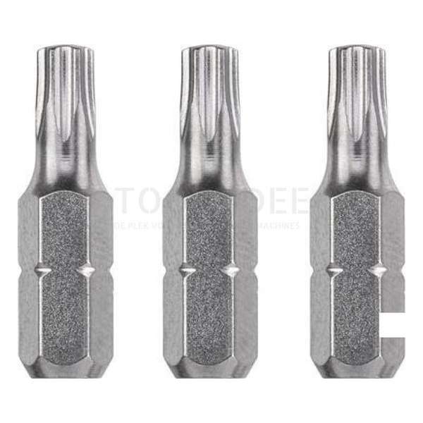 KWB 3 Schroefbits 25mm Torx 40 KWB 3 Schroefbits 25mm Torx 40