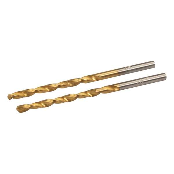 Silverline HSS Boor met Titanium Coating - 3 mm - 2 Stuks Silverline HSS Boor met Titanium Coating - 3 mm - 2 Stuks