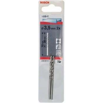 Bosch Metaalboor HSS-G diameter 3.5mm blister van 2 boren