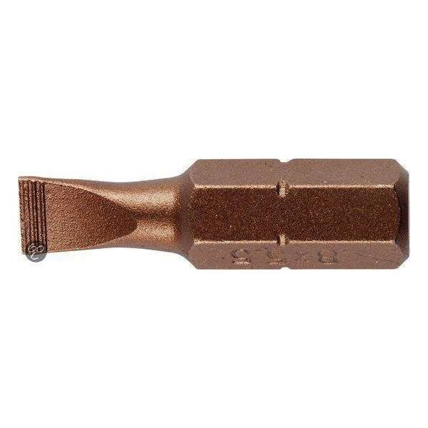 KWB Iso-Temp Schroefbit Platte Kop 1/4" - 5 mm KWB Iso-Temp Schroefbit Platte Kop 1/4" - 5 mm