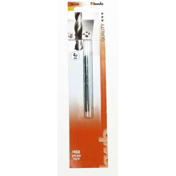 kwb Quality *** HSS DIN 338 Typ N Spiraalboor, 4,2 mm (209642) kwb Quality *** HSS DIN 338 Typ N Spiraalboor, 4,2 mm (209642)