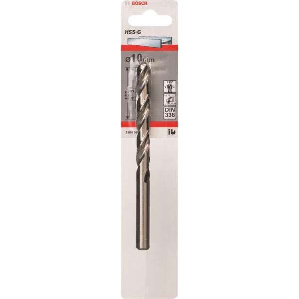 Bosch - Metaalboren HSS-G, Standard 10 x 87 x 133 mm