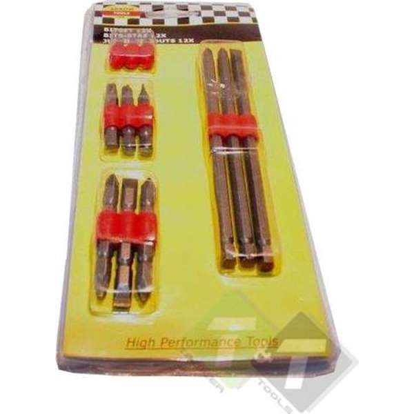 Bitset 12 Delig, 150mm, 50mm, 45mm, 20mm Bitset 12 Delig, 150mm, 50mm, 45mm, 20mm
