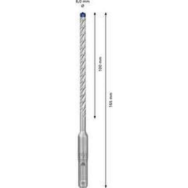 Bosch 2608900160 EXPERT Hamerboor SDS plus-7X 10st 6x100x165mm