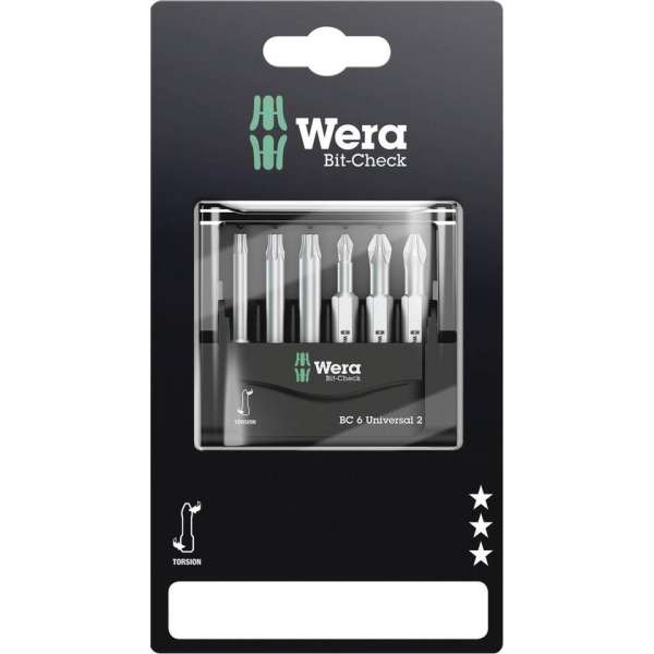 WERA Bit-Check 6 Universal 2 SB WERA Bit-Check 6 Universal 2 SB