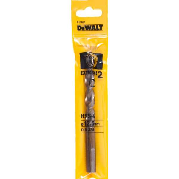 DeWalt DT5061 HSS-G metaalboor EXTREME 2™ - 12.5x151mm DeWalt DT5061 HSS-G metaalboor EXTREME 2™ - 12.5x151mm
