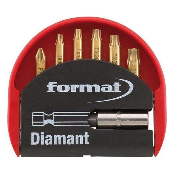 Bitassortiment diamant 7-dlg. PH,TX FORMAT Bitassortiment diamant 7-dlg. PH,TX FORMAT