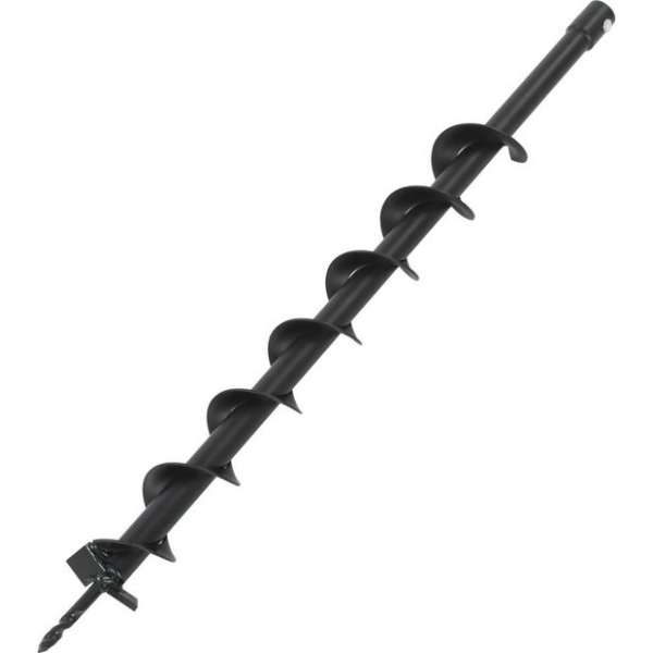 Grondboor 60 mm - Staal - Zwart - 60 x 800 mm (ø x H)