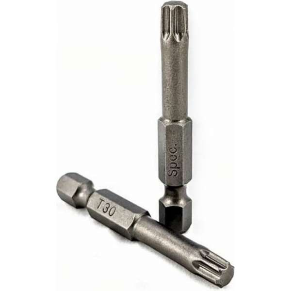 3-St Lange Bit 50mm Torx 10 GRIP (S2 staal) 3-St Lange Bit 50mm Torx 10 GRIP (S2 staal)