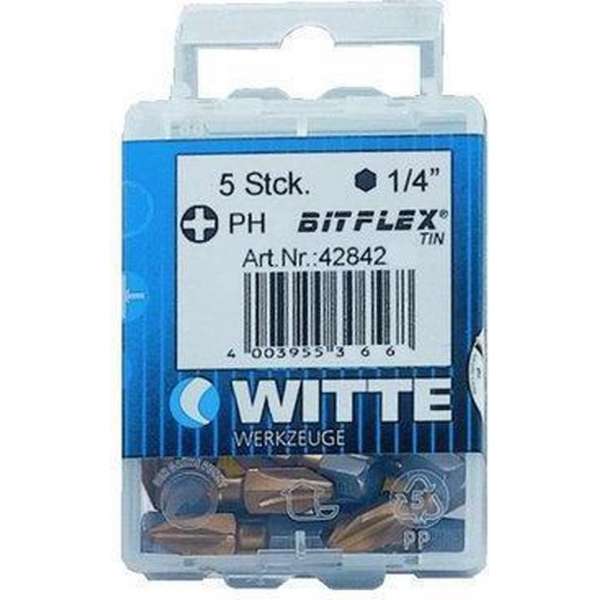 Witte Bit philips 1 5 stuks Witte Bit philips 1 5 stuks
