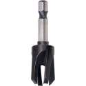 Lintner Proppenboor ø1/2" (ca. 12.5mm) met 1/4" bitaansluiting. (04-726)