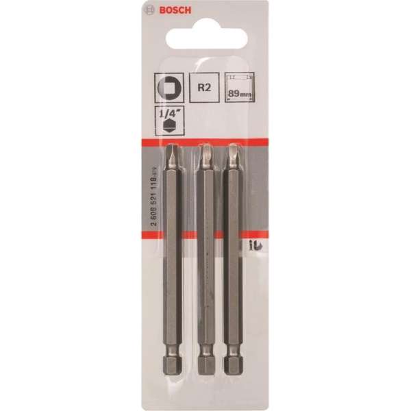 "BIT 4-KANT 2 XH 1/4" 89MM (3)" "BIT 4-KANT 2 XH 1/4" 89MM (3)"