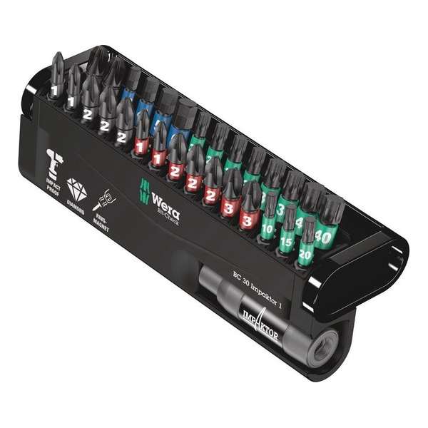 Wera 05057690001 30 delige Bitcheck Impaktor 1 bitset - PH/PZ/TX/HX Wera 05057690001 30 delige Bitcheck Impaktor 1 bitset - PH/PZ/TX/HX